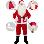 Déguisement de pére noël deluxe homme avec accessoires grande taille - déguisement pour homme pour halloween ... Déguisement de pére noël deluxe homme avec accessoires grande taille - déguisement pour homme pour halloween ...