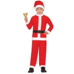 D�guisement p�re no�l rouge enfant