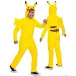 D�guisement - pokemon - pikachu - costume jaune - taille 150 - 163 cm - pour gar�on 14 - 16 ans