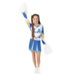D�guisement pom - pom girl - ptit clown - ptit clown - bleu - taille l / xl - adulte