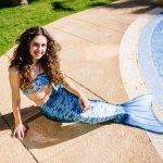 Dguisement queue de sirne avec monopalme aquaris kuaki mermaids