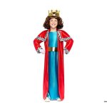 D�guisement - roi mage rouge - multicolore - polyester - gar�on 3 - 14 ans