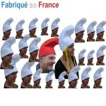 Dguisement schtroumpf - set de 22 bonnets + 1 grand schtroumpf + 1 schtroumfette - blanc - adulte