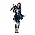 Dguisement squelette femme - ptit clown - costume adulte halloween cospaly fte costume soire dguise ...