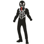 D�guisement de super - vilain noir gar�on