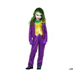 D�guisement - widmann - costume de clown souriant - multicolore - polyester - fille 6 - 12 ans