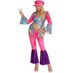 D�guisement - widmann - hippie r�tro - femme - color� - amusant