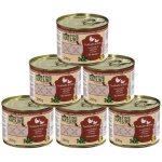 Nourriture pour chat - dehner - fine nature senior - dinde et canard - 6 x 200 g - sans c�r�ales