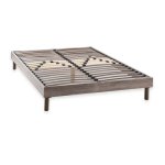 Deko dream sommier en kit 140x190 - dcor chne et gris