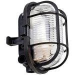 Plafonnier ext�rieur - deko light - syrma oval 401012 - applique murale - noir - usage ext�rieur