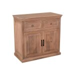 Delhi - bahut 2 portes et 2 tiroirs en acacia massif l90 x h85 x p45 cm