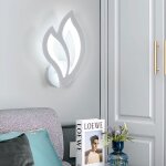 Delipop applique murale led 13w lumi�re blanche 1462 lm style moderne forme fleur id�al pour chambre ...