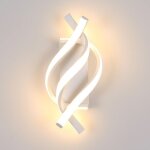 Delipop applique murale led 22w 3000k blanc lampe murale int�rieur moderne pour chambre couloir - design ...