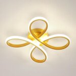 Delipop plafonnier led 30w - design moderne en forme de fleur - �clairage 4000k - lumi�re neutre pour ...