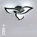 Delipop plafonnier led moderne 35w - luminaire design dimmable avec tlcommande - lustre salon chambre ...