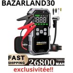 D�marreur de saut de voiture - bazarland30 - 2024 - 7000a - compresseur dair 150psi - universel