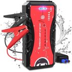 Dmarreur de voiture 13200mah 1000a booster batterie 6. 0l gaz ou 5. 0l diesel 12v avec pinces intelligentes ...