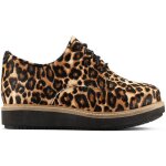Demi chaussures femme clarks glick darby en cuir lopard 36