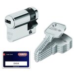 Demi cylindre - abus - d6 - 10 x 30 mm - haut niveau de sécurité - 5 clés réversibles Demi cylindre - abus - d6 - 10 x 30 mm - haut niveau de sécurité - 5 clés réversibles