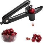 Dnoyauteur de cerises gagnez du temps et de lespace pour faire de la confiture de cerises (noir)
