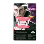 Dents de vampire - halloween - dracula - taille unique - multicolore - blanc - mixte - intrieur - adulte ...