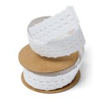 Ruban en dentelle adhsive - arti - 2. 5 cm x 2 m - blanc - mariage - dcoration vintage