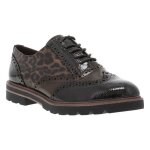 Derbies femme marco tozzi lopard et  lacets
