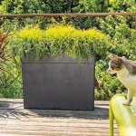 Deroma muret haut like r - 78x295 cm h65 cm - anthracite
