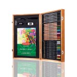 Coffret en bois - derwent - academy - crayons de couleur et aquarelle - accessoires de dessin - 30 pièces ... Coffret en bois - derwent - academy - crayons de couleur et aquarelle - accessoires de dessin - 30 pièces ...