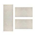 Descente de lit sundae cr�me20 1 tapis 67 x 250 cm + 2 tapis 67 x 140 cm