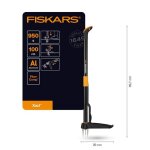 D�sherbeur - fiskars - 1077305 - �limination �cologique - long manche ergonomique - acier inoxydable