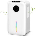 Dshumidificateur antcool 2, 5l 650ml / 24h lectrique portable maison / chambre / sdb anti moisissures ...