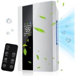 Deshumidificateur d air electrique 2200ml deshumidificateur d air anti moisissure silencieux compact ...