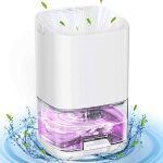 D�shumidificateurs d?air portable 1100ml anti moisissure silencieux avec led 7 color�es arr�t automatique ...