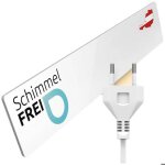 Dshumidificateur mural / anti - moisissures schimmel - dry edh - whi - sdry - m1 blanc
