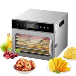 Dshydrateur alimentaire  6 plateaux amovibles dshydrateur fruits et lgume temprature rglable 35~90c ...