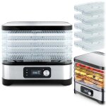 Dshydrateur alimentaire - berdsen - silver - gris - temprature variable - design moderne