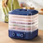 Déshydrateur alimentaire contrôle de température minuterie de 48 heures 5 plateaux pour fruits et légumes ... Déshydrateur alimentaire contrôle de température minuterie de 48 heures 5 plateaux pour fruits et légumes ...