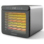 Déshydrateur alimentaire costway - 7 plateaux en acier inoxydable - minuterie 24h - température de 30 ... Déshydrateur alimentaire costway - 7 plateaux en acier inoxydable - minuterie 24h - température de 30 ...