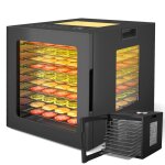 D�shydrateur alimentaire - relax4life - 850w - 10 plateaux en acier inoxydable - temp�rature 35? - 75? ...