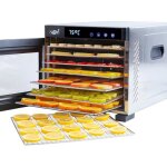 Vita5 d�shydrateur alimentaire inox 7 plateaux 650w 35 - 75�c minuterie 24h