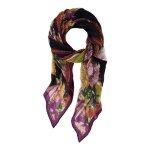 Desigual charpe multicolore pour femme - foulard birds lacroix rectangle rosa antiguo 321011