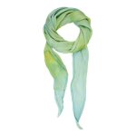 Desigual charpe vert clair bleu clair pour femme - efortless diamond wrinkled foulard antic green 315844 ...