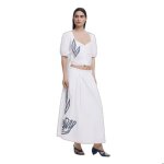 Desigual jupe femme embro blanche ? style lifestyle confortable et originale