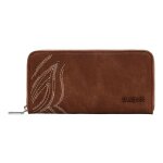 Desigual porte - monnaie marron crme pour femme - goodall sand fiona wallet arena 308775