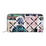 Desigual porte - monnaie multicolore blanc pour femme - mone juliett fiona long wallet tutti fruti 315839 ...