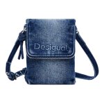 Desigual sac  paule bandoulire bleu pour femme - across body bag denim medium wash 300161