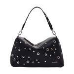 Desigual sac  paule noir pour femme - rebel bergamo shoulder bag 300099