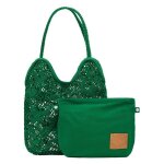 Desigual sac  paule vert pour femme - marinette shopper jungle green 305276