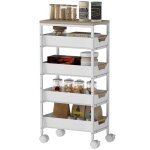 Desserte cuisine - homcom - roulettes - 5 niveaux - 4 tiroirs coulissants et étagère de rangement - blanc ... Desserte cuisine - homcom - roulettes - 5 niveaux - 4 tiroirs coulissants et étagère de rangement - blanc ...